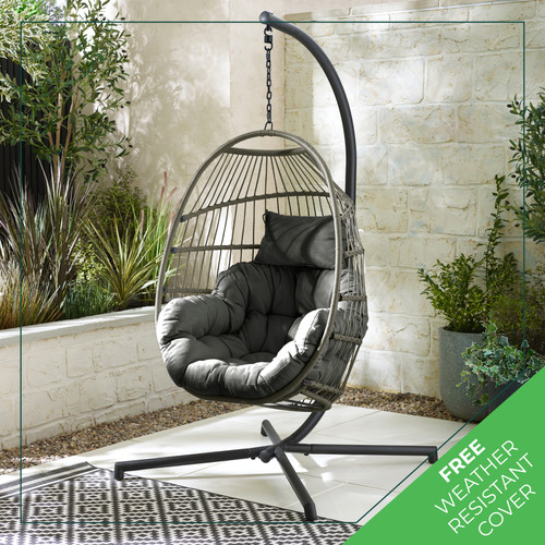 Seconds grey rattan - grey,