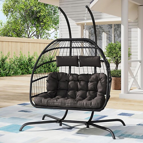 Hanging egg chair - chair, garden