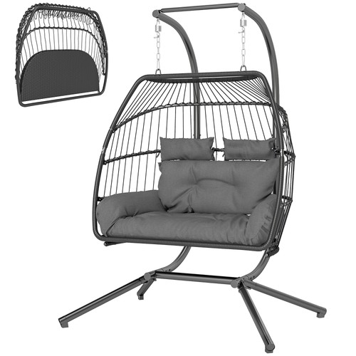 Outsunny rattan double - outsunny, hanging